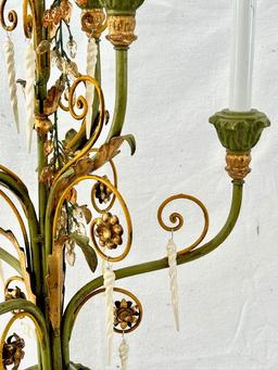 Table Electric Hollywood Regency Candelabra