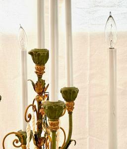 Table Electric Hollywood Regency Candelabra