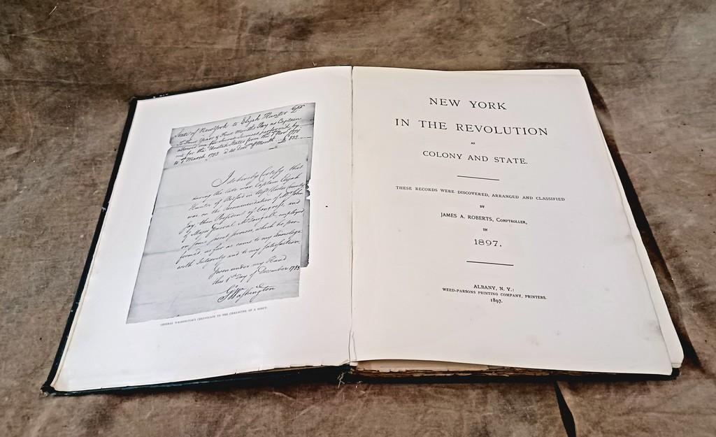 New York in the Revolution as Colony and State By James A. Robert 1897 First Edition