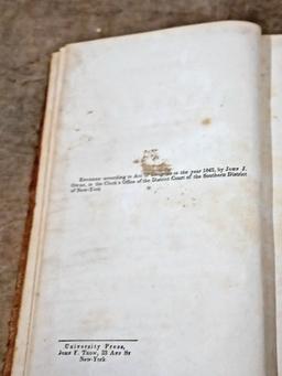Lot Of Four Early Leather Bound Books