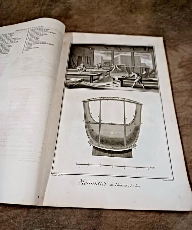 Scarce Set Of 30 Copper Plate Engravings From The Diderot Encyclopedia 1751-1776 Carriage Making