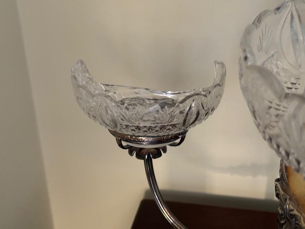 A Regency Style English Silver Plate Epergne