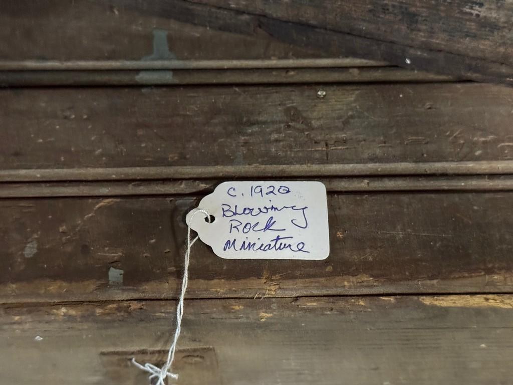 Antique Wooden Tool Chest With Some Tools