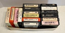 Lot of Eight-Track Tapes