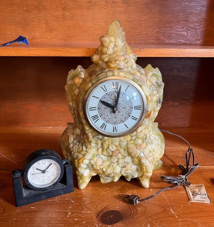 Quartz Clock and Lanishire Electric Clock