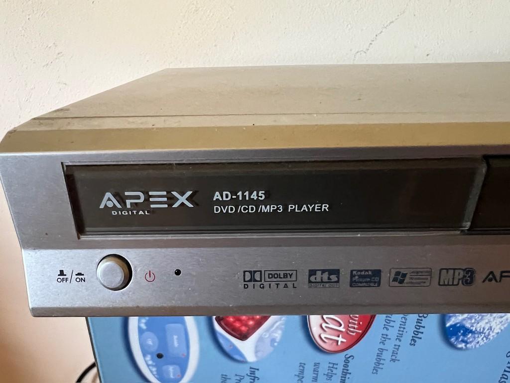 Apex DVD Player and  Homedics Foot Bubbler