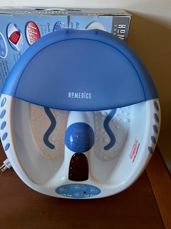 Apex DVD Player and  Homedics Foot Bubbler