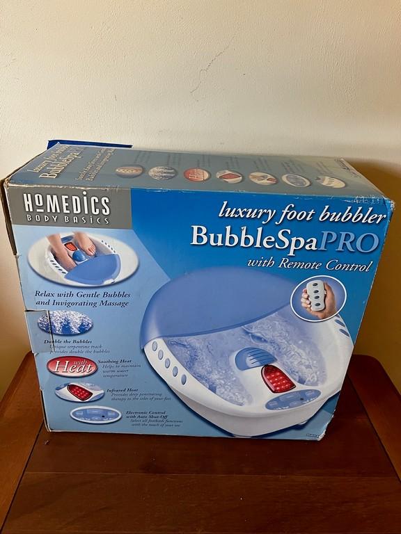 Apex DVD Player and  Homedics Foot Bubbler
