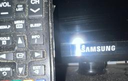 Samsung Television with Remote