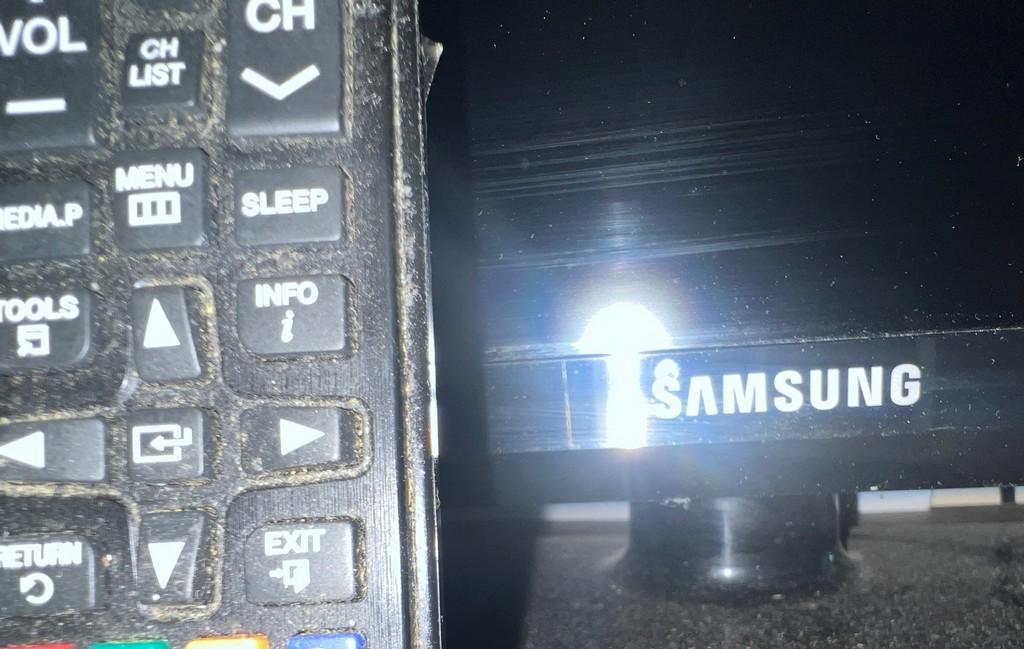 Samsung Television with Remote