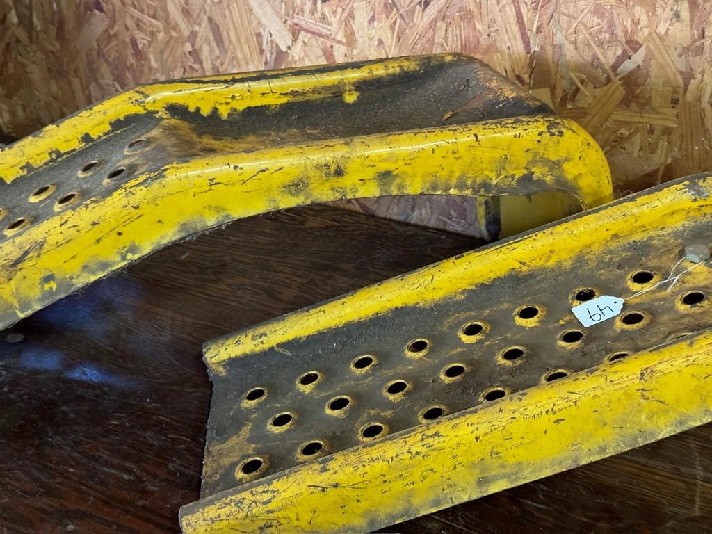 Set Of Yellow Car Ramps