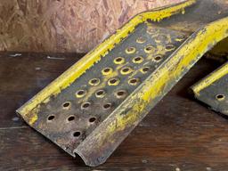 Set Of Yellow Car Ramps