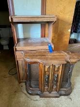 Entertainment Stand and Small Credenza