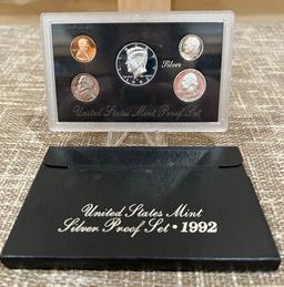 1992 US Mint Silver Proof Set
