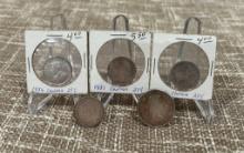 Lot Of Canadian Silver Coins