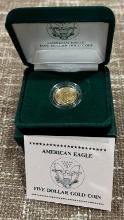 1989 5.00 Gold American Eagle