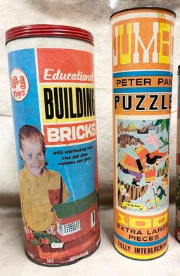 5 Vintage Toys & Puzzle
