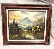 Werner Hoppman Framed Oil on Canvas