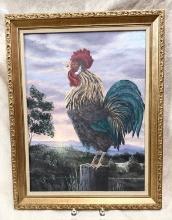 Carolyn Kilpatrick Rooster Painting
