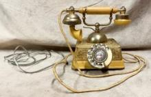 Vintage Rotary  MCM Gold Telephone