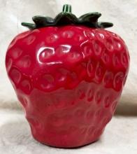 Strawberry Ceramic Cookie Jar