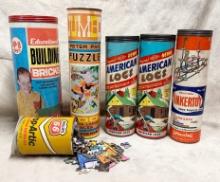 5 Vintage Toys & Puzzle