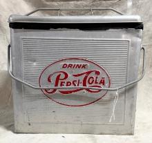 Metal Pepsi-Cola Metal Cooler