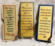 Three Cigar Advertising Signs