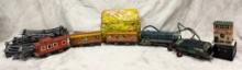 Antique Unique Electric Train Set With Instruction Sheet