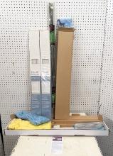 Two Mainstays Blinds and Don Aslett Cleaning Kits