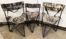 Two Double Bull and One Unbranded Bag Chairs