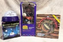 Halloween Figure, Plaque and Projection Light
