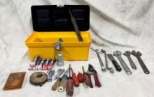 Hardshell Plastic Tool Box With Contents