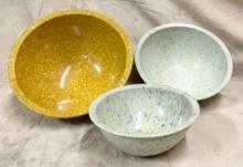 Set Of 3 Graduated Brookpark Confetti Melamine Mixing Bowls