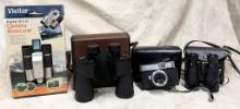 Binoculars & Camera Lot