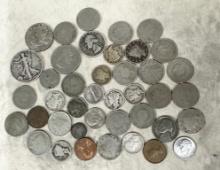 Collection Of Old Coins Some Are 90% Silver