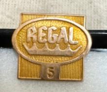10K Yellow Gold Service Pin