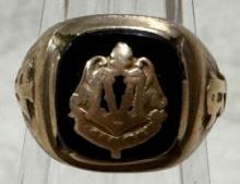 Antique 10K Class Ring