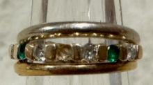 Three 14K Gold Band Rings
