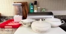 Stainless Bread Box and Cutting Boards