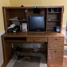 Custom-Built Desk Made of Oak