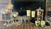 Lot of Glass Decorative Items