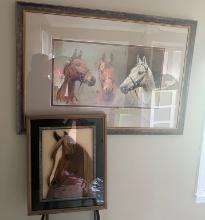 Lot of Horse Wall Art