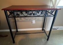 Metal and Wood Table