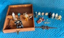 Box Containing Star Wars Figures