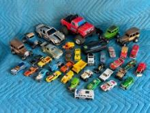 Vintage Metal & Plastic Toy Car Lot