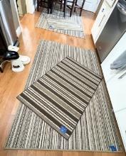 Kitchen Rugs in Shades of Beige and Brown