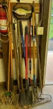 Lot Of Long Handle Yard Tools