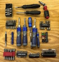 Ratcheting Screw Driver Lot