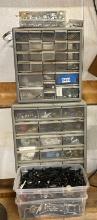 2 Plastic Bolt Bins